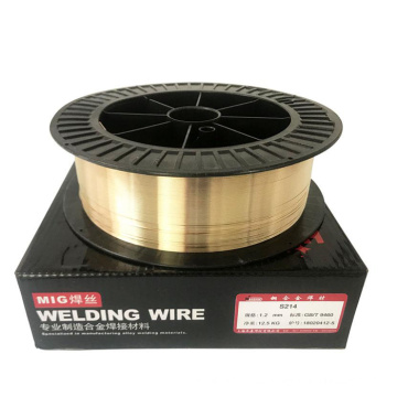 S214 S214 Aluminio de aluminio no FE AWS Ercual-A1 Wilding Wire 1.2 mm para construcción naval